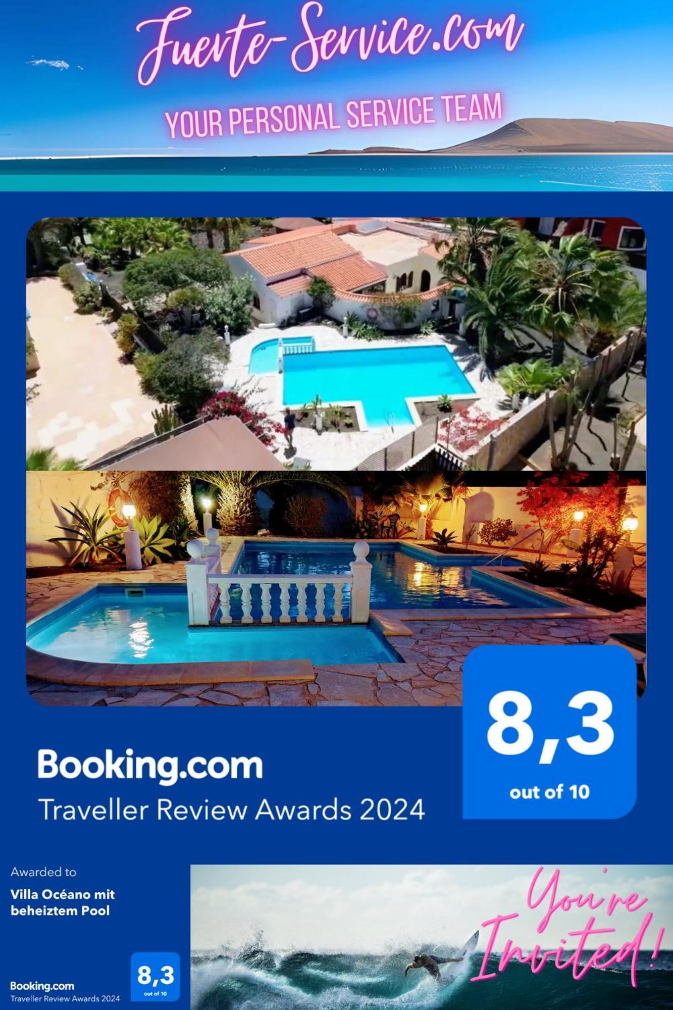 Villa Oceano Mit Privatem Beheiztem Pool, Vollklimatisiert Und Meerblick Parque Holandes Bagian luar foto
